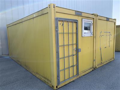 Doppel-Bürocontainer 20 Fuß, - Macchine e apparecchi tecnici