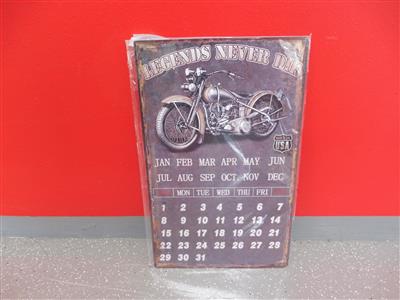 Metall-Kalender, - Cars and vehicles