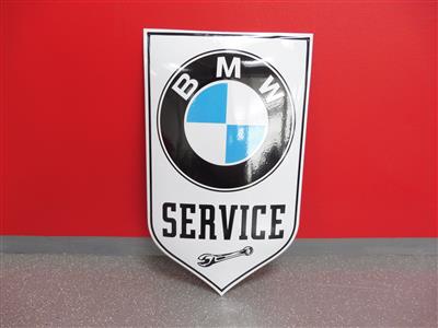 Werbeschild "BMW Service", - Motorová vozidla a technika