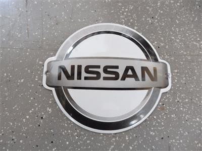 Werbeschild "Nissan", - Macchine e apparecchi tecnici