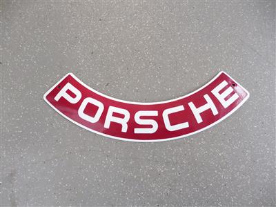 Werbeschild "Porsche", - Motorová vozidla a technika