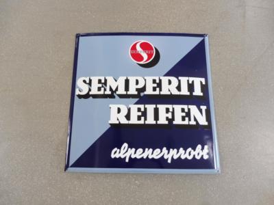 Werbeschild "Semperit", - Cars and vehicles
