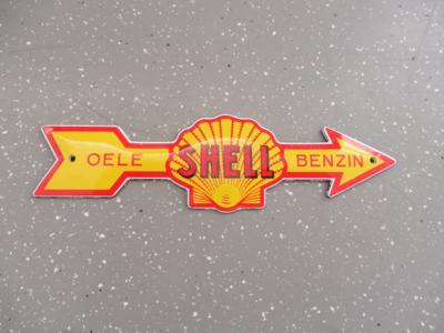 Werbeschild "Shell", - Fahrzeuge und Technik