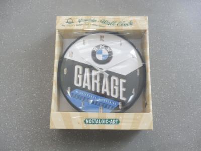 Wanduhr "BMW Garage", - Fahrzeuge und Technik