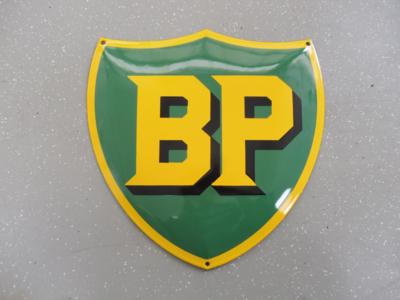 Werbeschild "BP", - Fahrzeuge und Technik