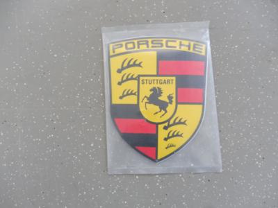 Werbeschild/Emblem "Porsche", - Fahrzeuge und Technik