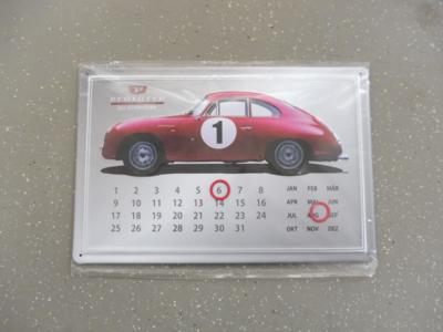 Werbeschild-Wandkalender "Porsche Prototyp", - Fahrzeuge und Technik