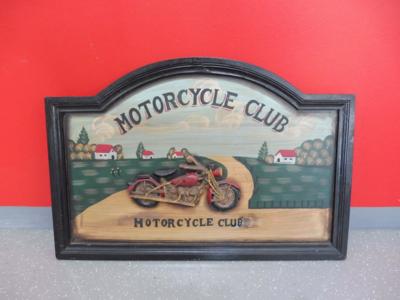 Dekobild "Motorcycle Club", - Fahrzeuge und Technik