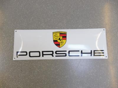 Webeschild "Porsche", - Fahrzeuge und Technik