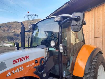 Traktor Steyr 4115 Multi Profi Allrad mit Frontlader Hydrac AL2200XL  Vitec, - Fahrzeuge und Technik 08.02.2023 - Erzielter Preis: EUR 52.000 -  Dorotheum