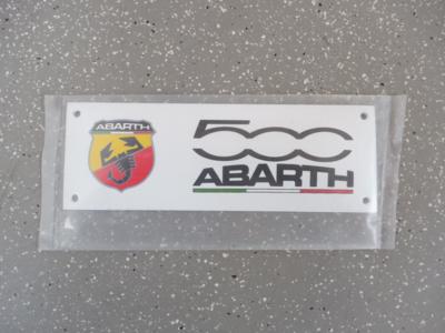 Werbeschild "Abarth", - Fahrzeuge und Technik