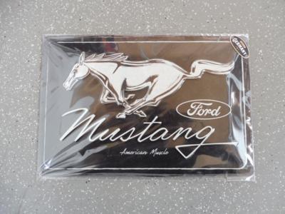 Werbeschild "Ford Mustang", - Macchine e apparecchi tecnici
