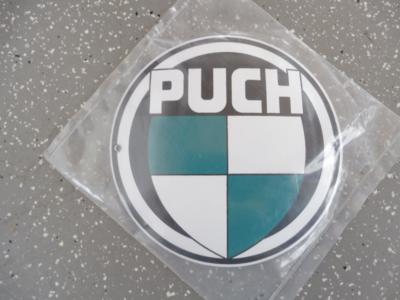Werbeschild "Puch", - Cars and vehicles
