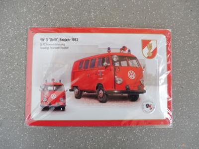 Werbeschild "VW T1 Bulli", - Fahrzeuge und Technik