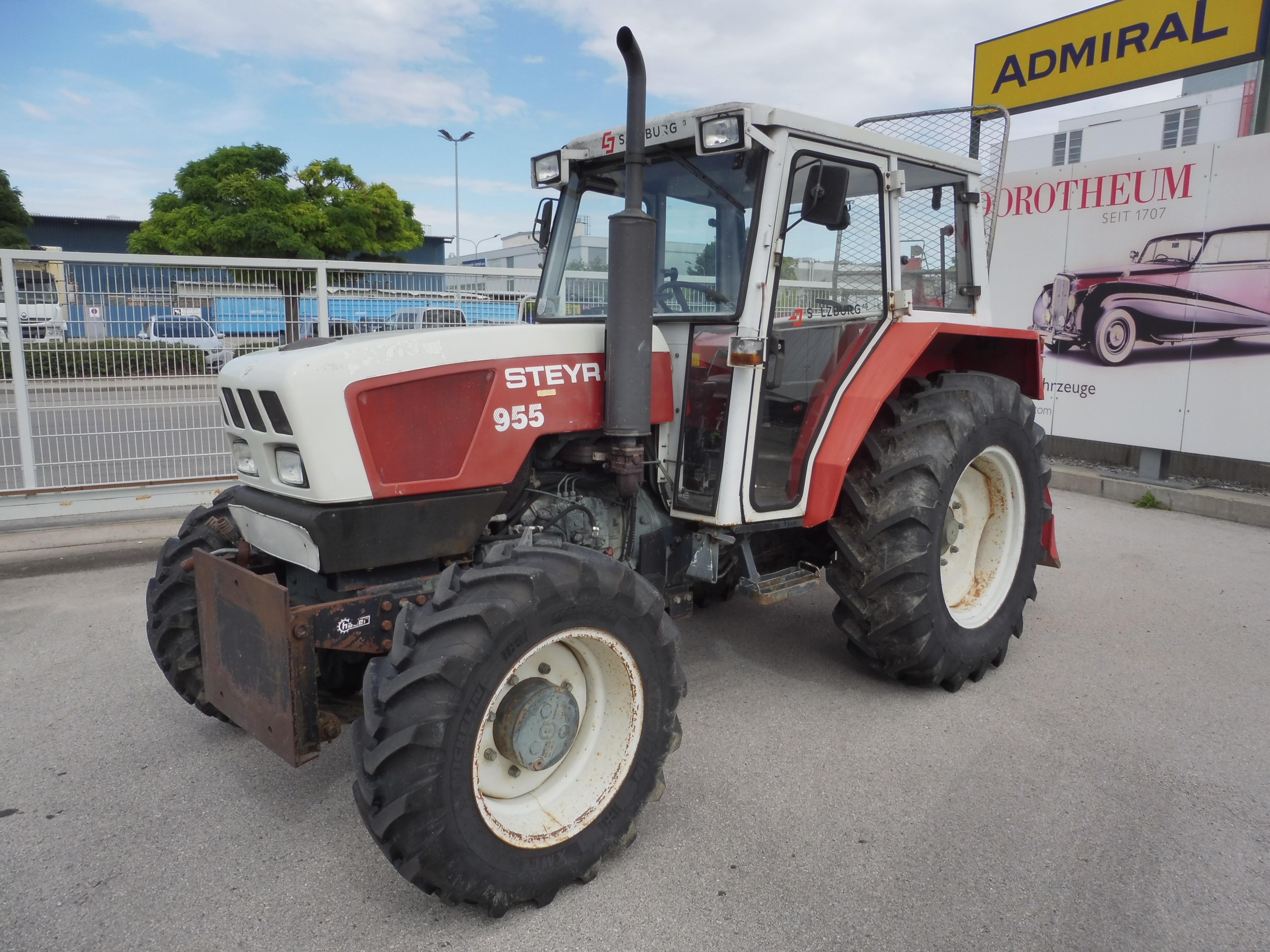 Traktor Steyr 955a Allrad, - Fahrzeuge und Technik 26.07.2023 - Erzielter  Preis: EUR 16.500 - Dorotheum