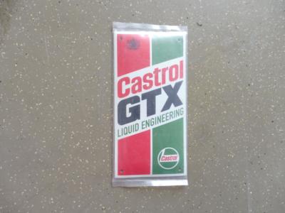 Werbeschild "Castrol", - Macchine e apparecchi tecnici