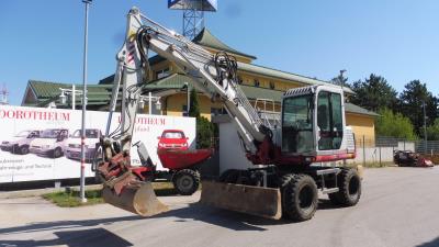 Mobilbagger "Takeuchi TB175W", - Fahrzeuge und Technik