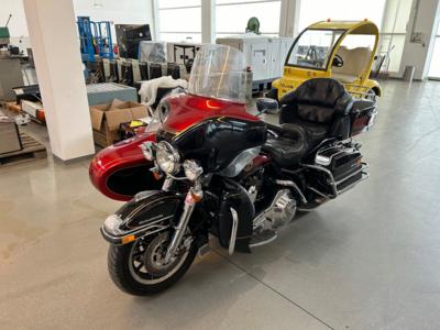 Motorrad "Harley Davidson FLHTC-ULTR" mit Walter-Side-Glide-Beiwagen, - Macchine e apparecchi tecnici