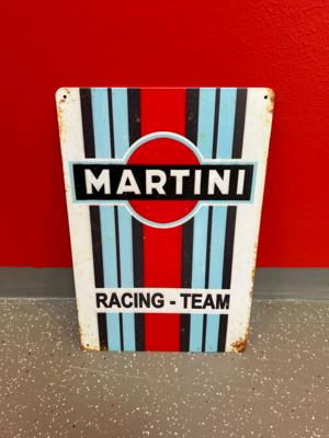 Werbeschild "Martini Racing Team", - Cars and vehicles