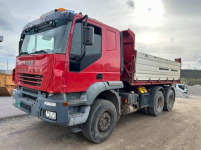 LKW "Iveco Trakker 6 x 4 AT380 (Euro 3)" mit 3-Seitenkipper, - Cars and vehicles