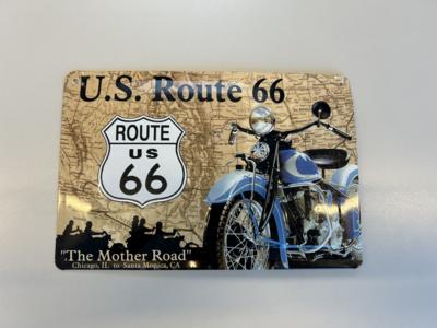 Werbeschild "U. S. Route 66", - Fahrzeuge und Technik