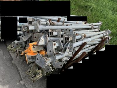 Konvolut Schrägstützen ca. 250 cm auf Stapelgestell, - Macchine e apparecchi tecnici