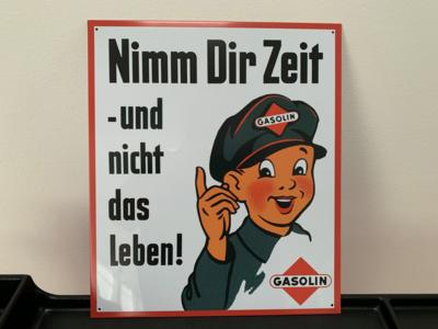 Metallschild "Nimm dir Zeitund nicht das Leben!", - Cars and vehicles