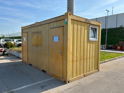 Sanitärcontainer 20 Fuß mit 2 Räumen, - Motorová vozidla a technika