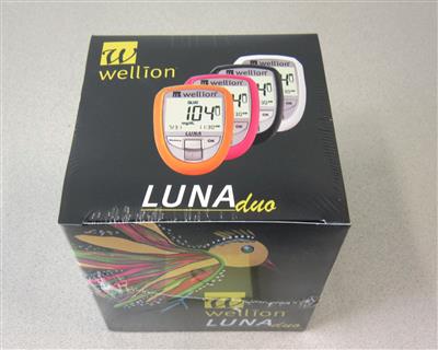 9 Blutzuckermessgeräte Wellion Luna duo, - Fundgegenstände der Österreichischen Post AG
