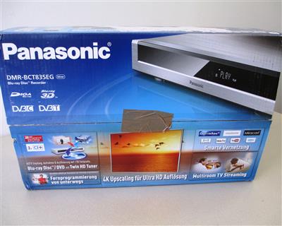 Blu-ray Recorder Panasonic DMR-BCT835EG, - Postal Service - Special auction