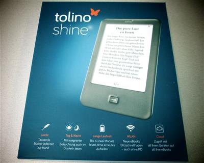 E-Book Reader "Tolino Shine", - Postfundstücke