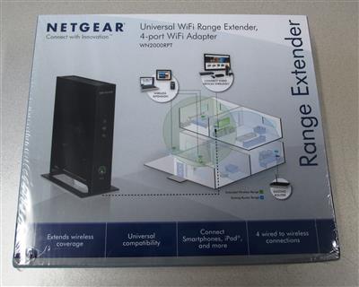 Universal WiFi Range Extender "Netgear", - Postal Service - Special auction