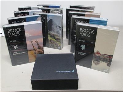 12 Bände Brockhaus "Die Welt", - Postal Service - Special auction