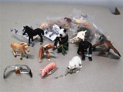 19 Tierfiguren "Schleich", - Postal Service - Special auction