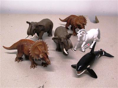 6 Tierfiguren "Schleich", - Postal Service - Special auction