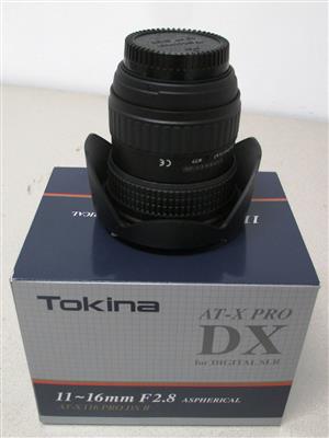 Ultraweitwinkelobjektiv "Tokina AT-X 116 Pro DX", - Fundgegenstände der Österreichischen Post