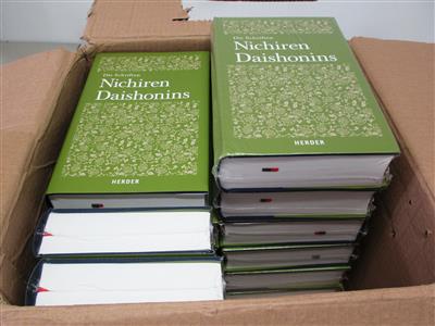 14 Bücher "Die Schriften Nichiren Daishonins", - Fundgegenstände der Österreichischen Post