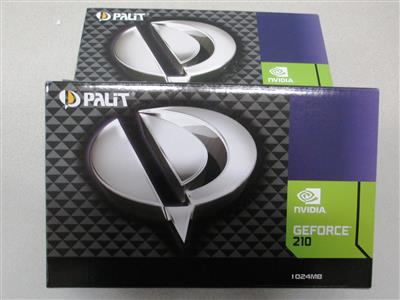 2 Grafikkarten "Palit NVIDIA Geforce 210", - Postal Service - Special auction