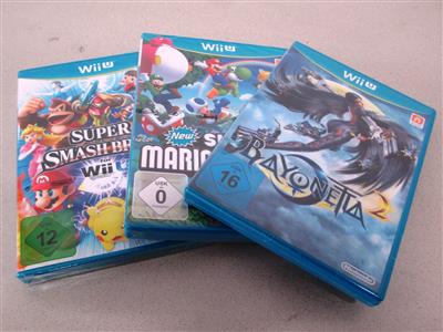 3 Nintendo Wii-U Spiele, - Postal Service - Special auction