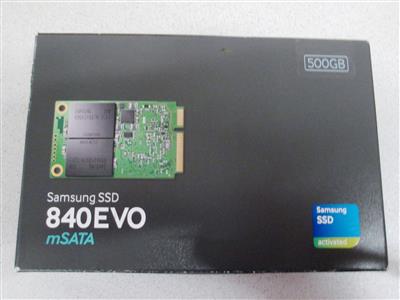 Festplatte "Samsung SSD 840EVO 500 GB", - Postal Service - Special auction