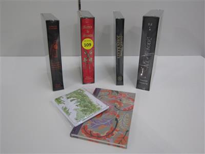 5 Bücher und Postkarten, - Special auction