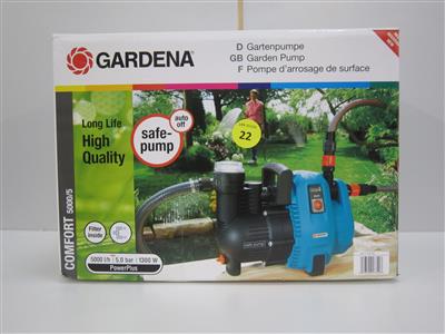 Gartenpumpe "Gardena Comfort 5000/5", - Special auction