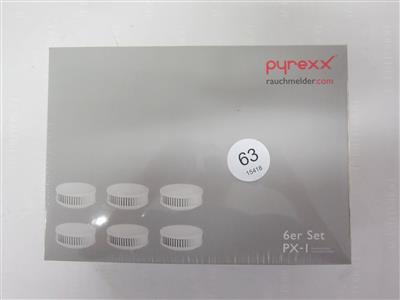 6 Rauchmelder "Pyrexx Set PX-I", - Postal Service - Special auction