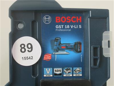 Akku-Stichsäge "Bosch GST", - Postfundstücke