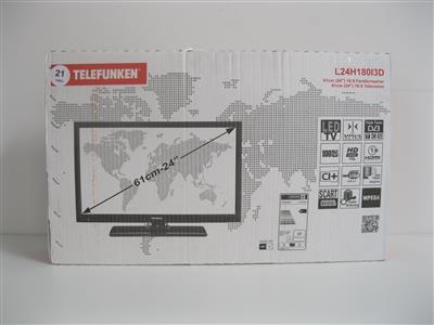 LED-TV "Telefunken L24H180I3D", - Special auction
