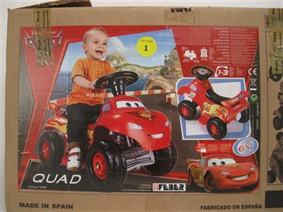 Elektro-Kinderfahrzeug "Feber Quad Cars", - Postfundstücke