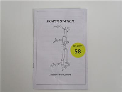 Fitness Gerät "Gorilla Gym Equipment Power Tower Red", - Postfundstücke