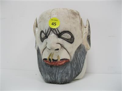 Koboldkopf aus Holz, - Special auction