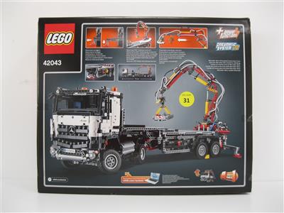 Lego Technik "LKW mit Kran 42043", - Postfundstücke