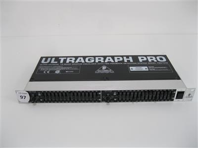 Graphischer Equalizer "Behringer Ultragraph Pro FBQ1502", - Special auction